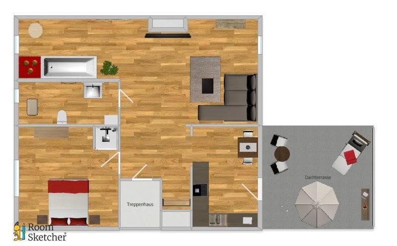 Appartamento HarMonie Penthouse In Blankenburg Blankenburg  Esterno foto